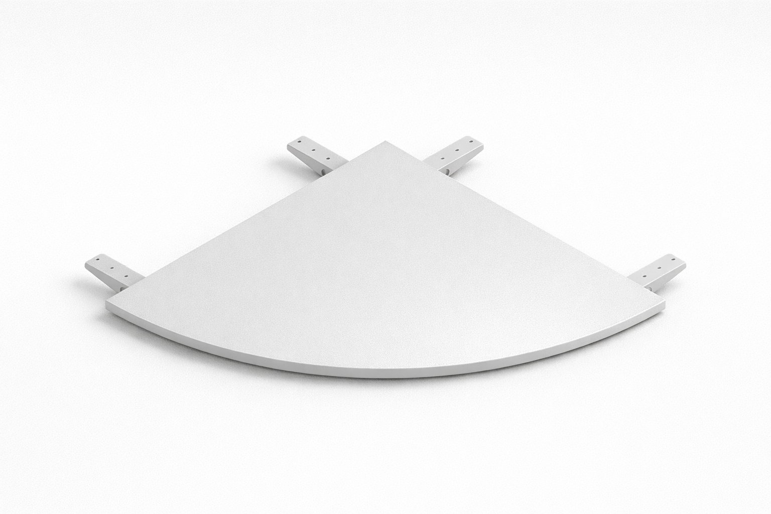 Office table Łącznik ćwiartka 80 - repeatable workstations, linked tabletops und easier