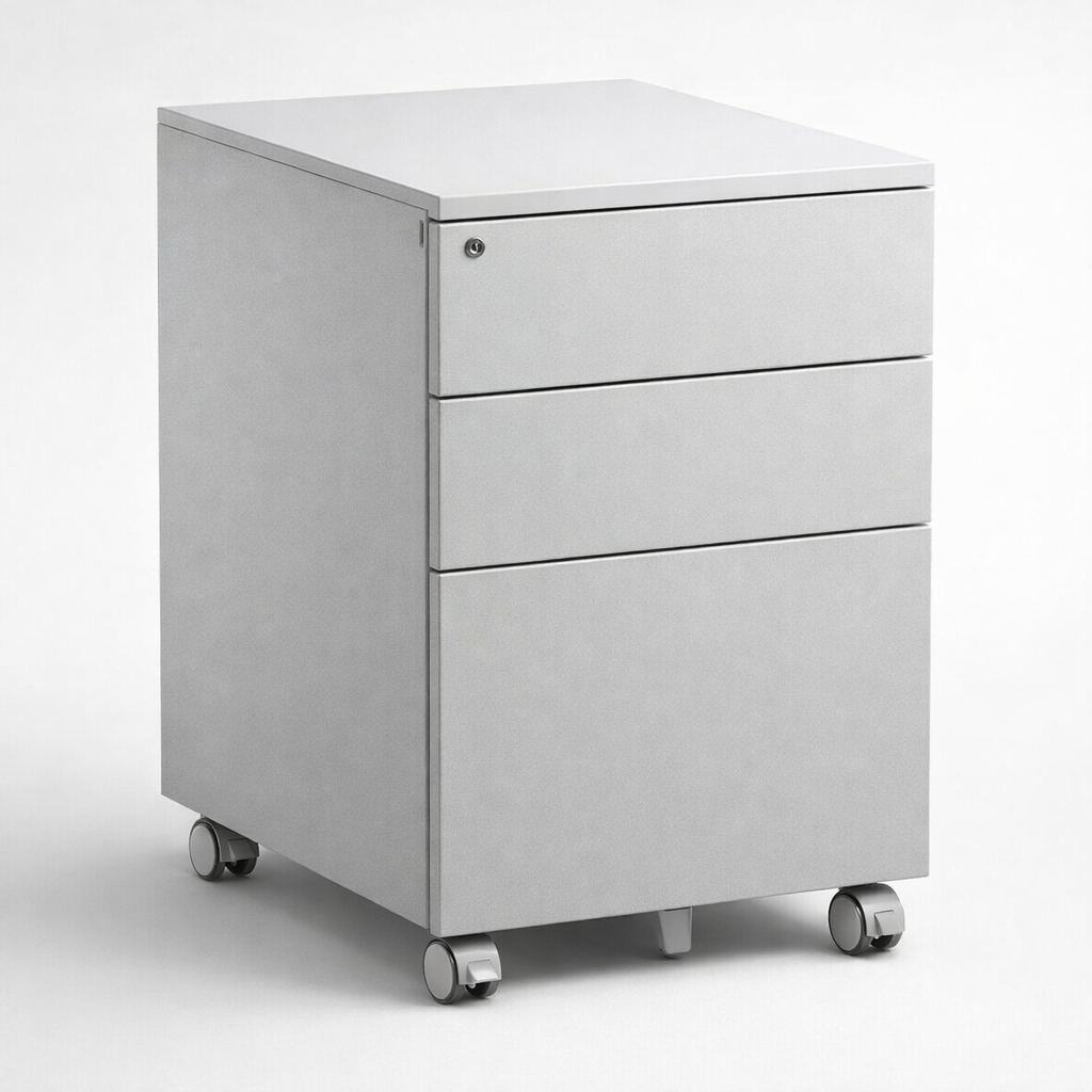 Desk-side pedestal Szafka przybiurkowa Szpp 630 - fronty z płyty - fast access to Dokumente, supplies und daily equipment