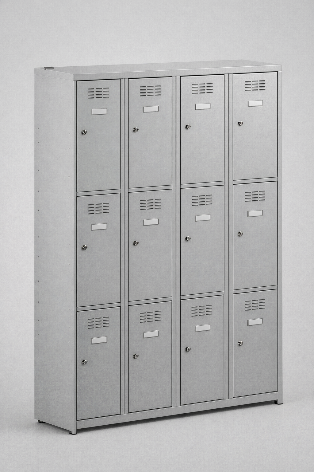Schließfachschrank SUS 343 W st - die klare Aufteilung persönlicher Fächer in gemeinsam