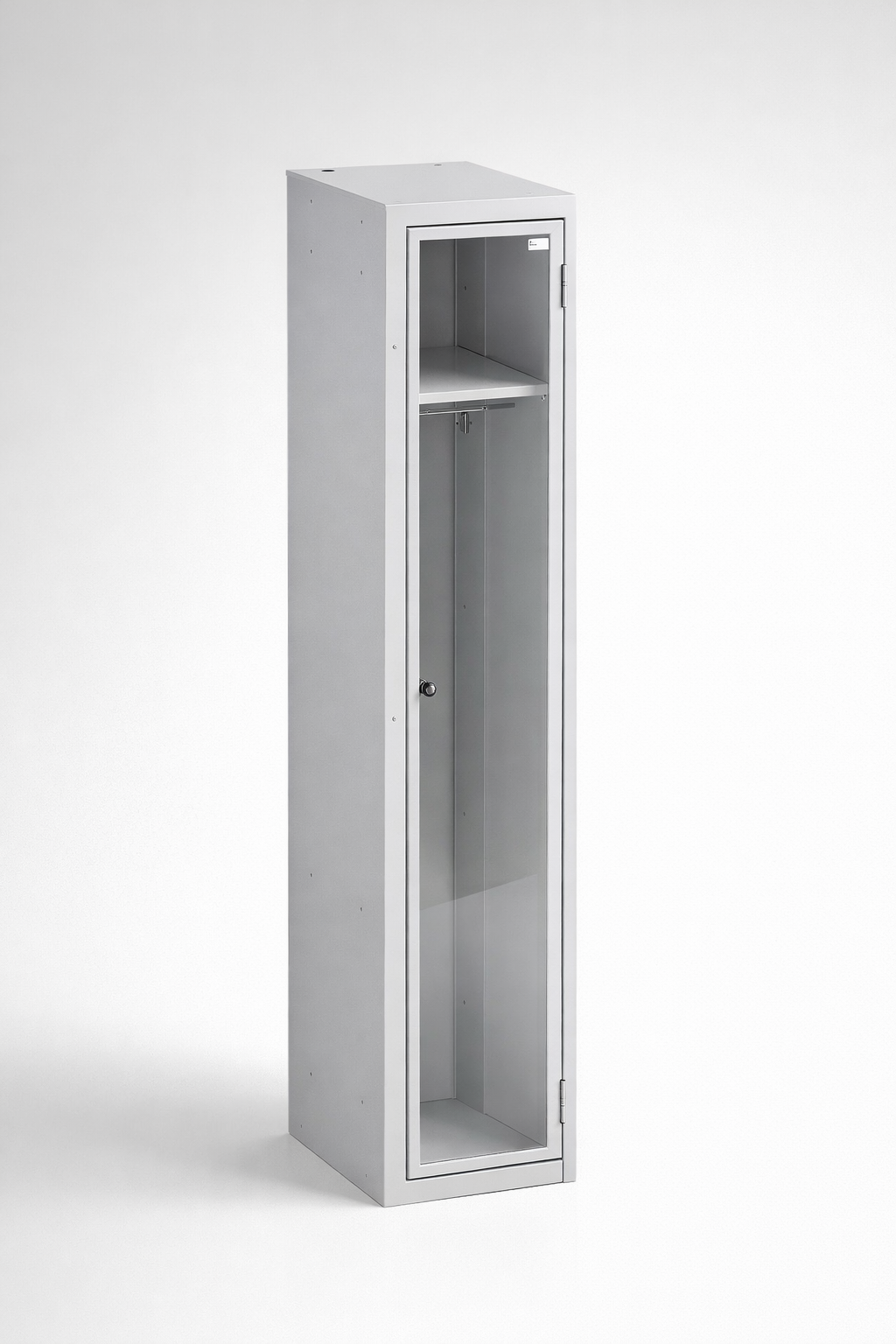 Schrank mit Plexiglastüren MSum 310 - visuelle Kontrolle des Inhalts bei gleichzeitig