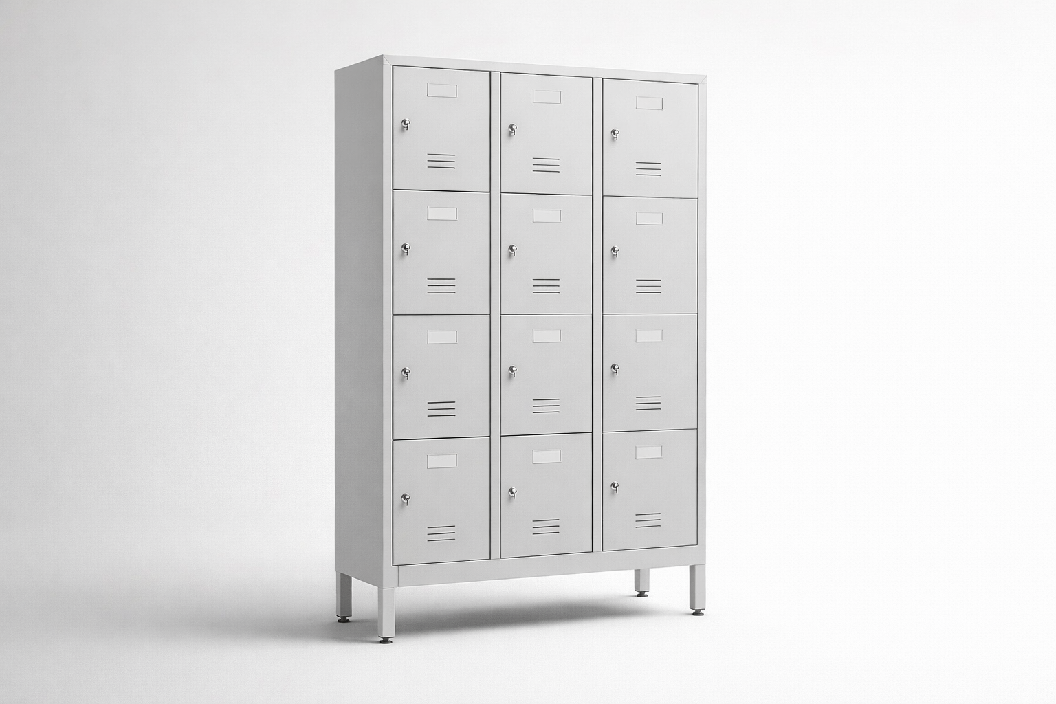 Schrank mit Plexiglastüren MSus 334 – auf Füßen - visuelle Kontrolle des Inhalts bei gleichzeitig