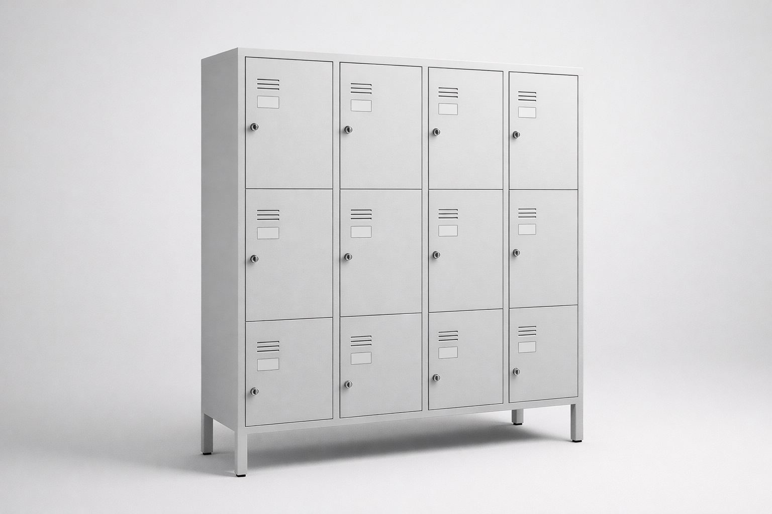 Schrank mit Plexiglastüren MSus 433 – auf Füßen - visuelle Kontrolle des Inhalts bei gleichzeitig