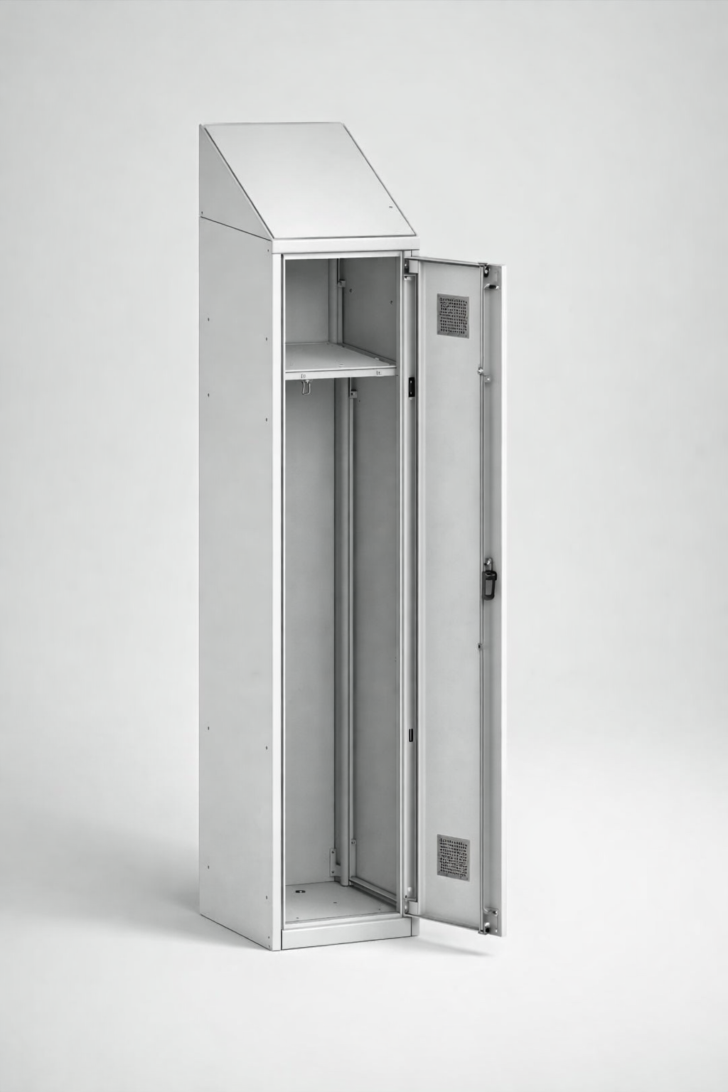 MSUV Spind MSum 410v – z daszkiem, przegroda 1 pkt - combining personal or garment Aufbewahrung mit