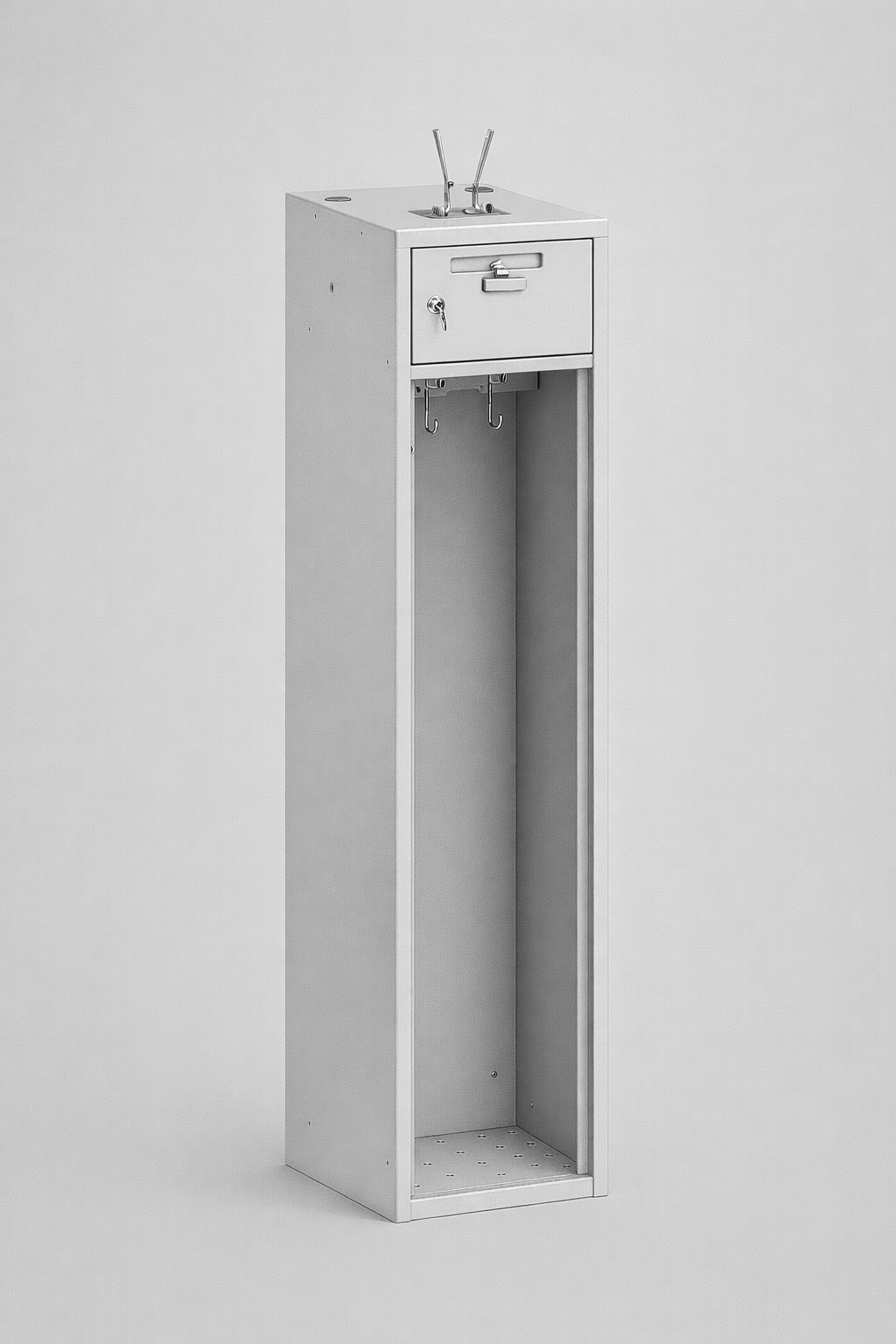 Mitarbeiterspind MSS 410 - geordnete persönliche Aufbewahrung und einen