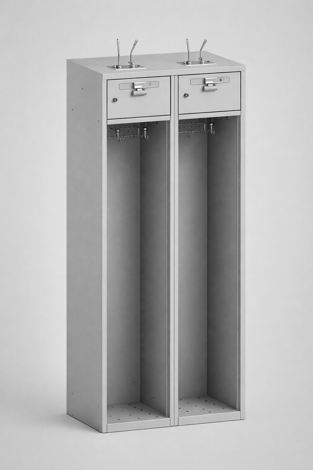 Mitarbeiterspind MSS 420 - geordnete persönliche Aufbewahrung und einen