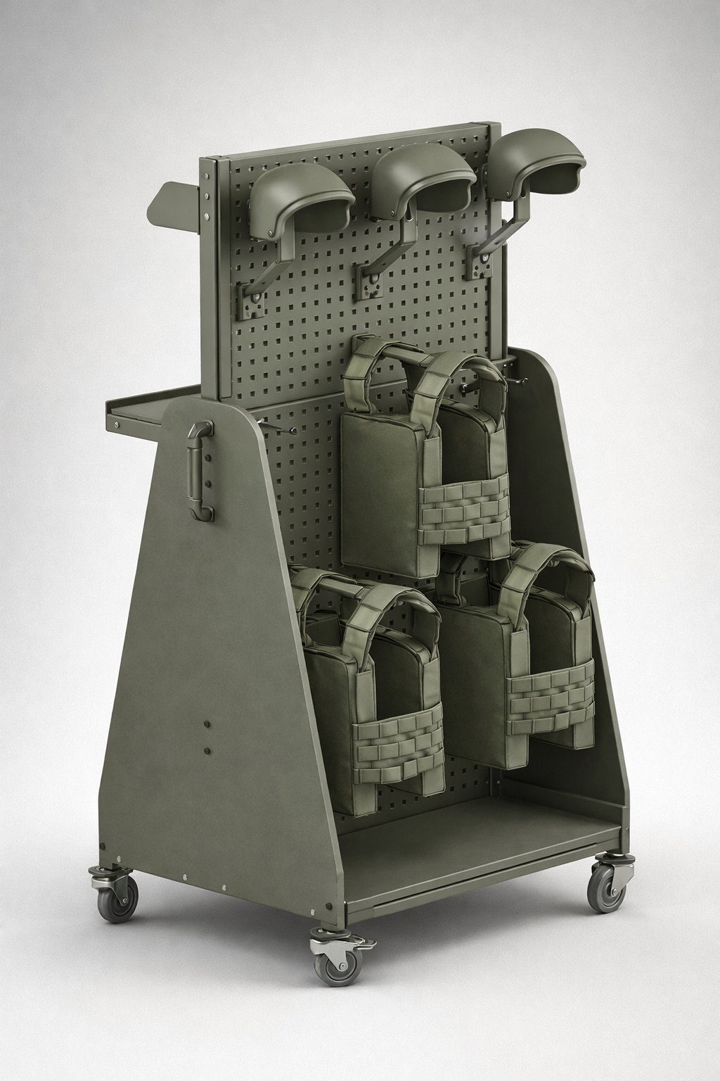 Waffenschrank QST 3 - die Organisation der Gruppenausrüstung und die