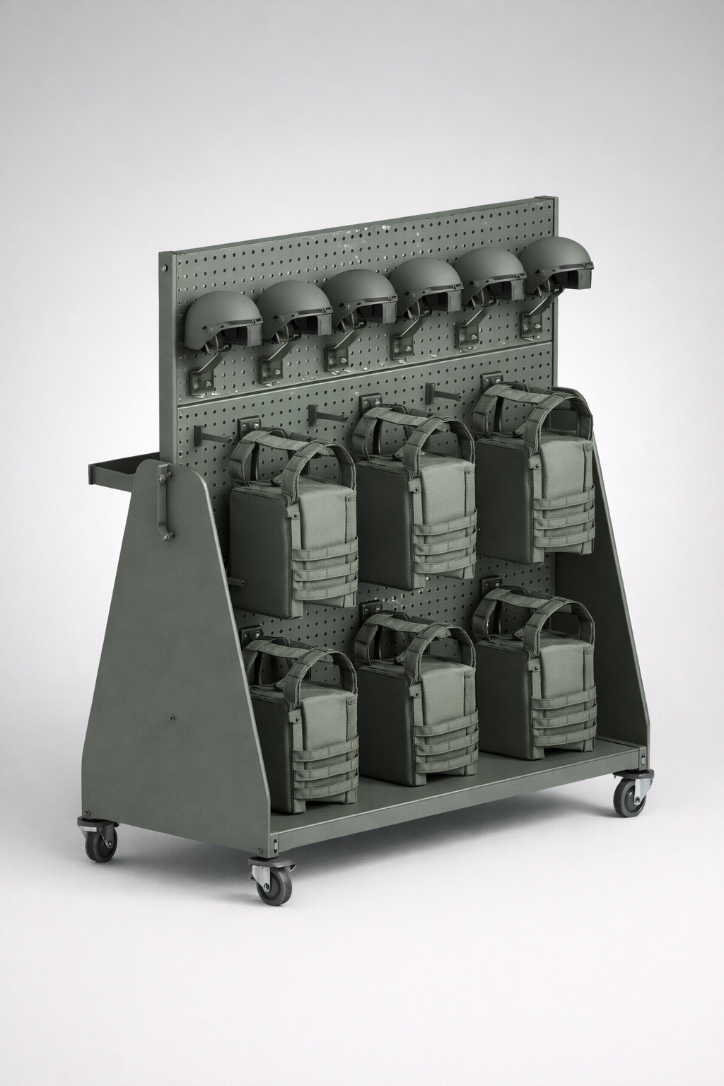 Waffenschrank QST 6 - die Organisation der Gruppenausrüstung und die