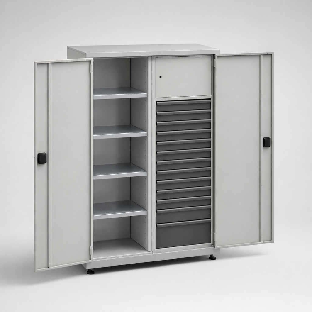 Werkstattschrank MSW212/5-31 - die Organisation von Werkzeugen, Komponenten und