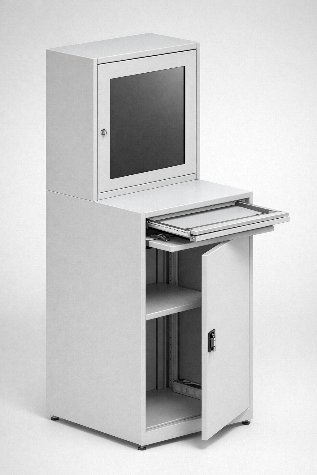 Schrank für Industriecomputer SmK4a - die sichere Trennung von Steuerungstechnik und